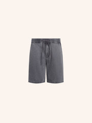 Relaxed fit denim shorts