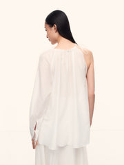 Cotton-silk blouse