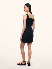 Linen mini dress