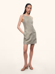 Linen mini dress
