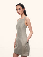 Linen mini dress