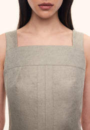 Linen mini dress