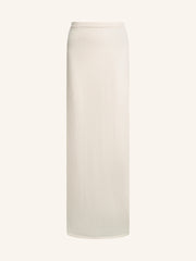 Camelia merino-silk skirt