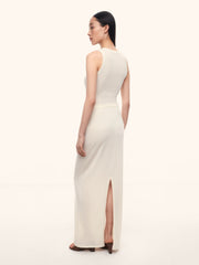 Camelia merino-silk skirt