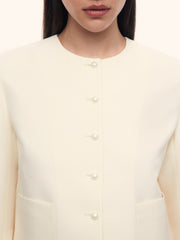 Sofia wool-silk jacket