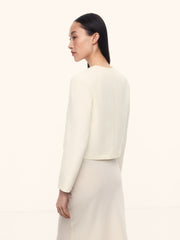 Sofia wool-silk jacket