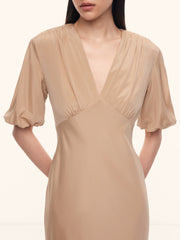 Madeleine Mulberry silk dress