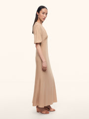 Madeleine Mulberry silk dress