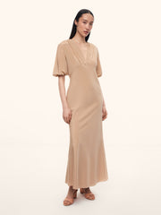 Madeleine Mulberry silk dress