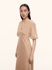 Madeleine Mulberry silk dress