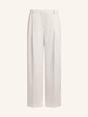 Cotton-lyocell trousers