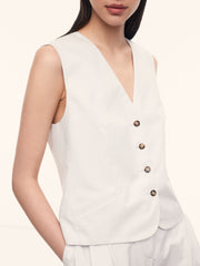 Cotton-lyocell vest