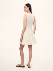 Cotton-silk skirt