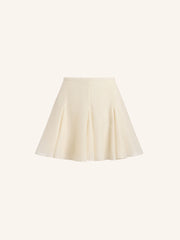 Cotton-silk skirt