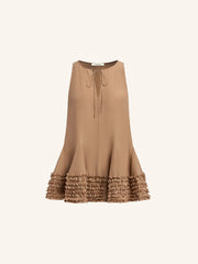 Silk chiffon top