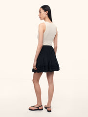 Silk chiffon skirt