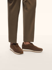 Suede sneakers