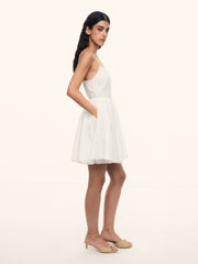 Orchard cotton-silk dress