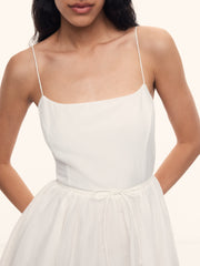 Orchard cotton-silk dress