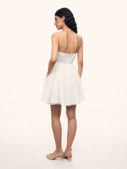 Orchard cotton-silk dress