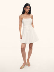 Orchard cotton-silk dress