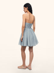 Orchard cotton-silk dress