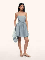 Orchard cotton-silk dress
