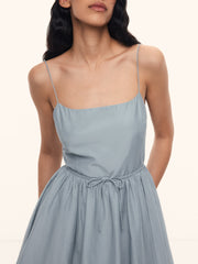 Orchard cotton-silk dress