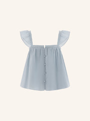 Orchard cotton-silk top
