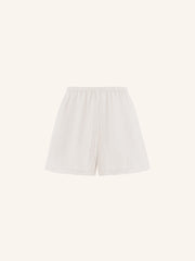 Orchard cotton-silk shorts