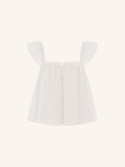Orchard cotton-silk top