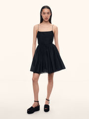 Orchard cotton-silk dress