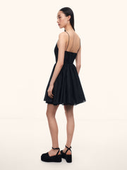 Orchard cotton-silk dress