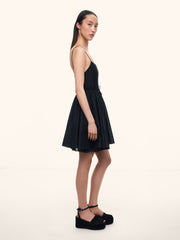 Orchard cotton-silk dress