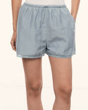 Orchard cotton-silk shorts