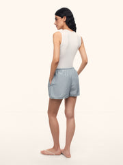Orchard cotton-silk shorts