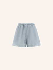 Orchard cotton-silk shorts