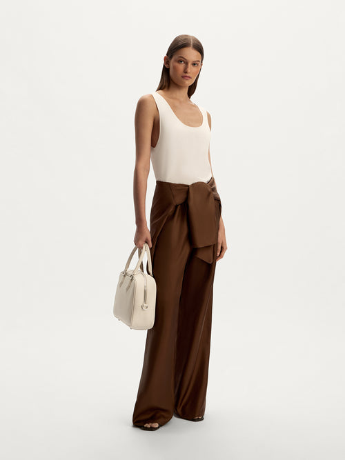Silk trousers