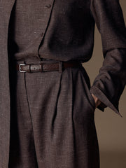 Elm wool-linen-silk shirt