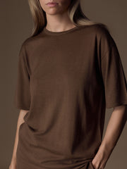Camelia merino-silk jumper