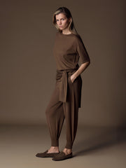 Camelia merino-silk jumper