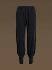 Camelia merino-silk trousers