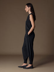 Camelia merino-silk trousers