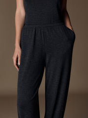 Camelia merino-silk trousers