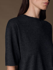 Camelia merino-silk jumper