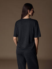Camelia merino-silk jumper