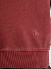 Garment-dyed terry sweatshirt