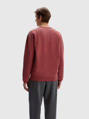 Garment-dyed terry sweatshirt