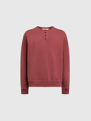 Garment-dyed terry sweatshirt
