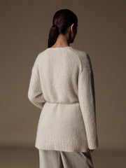 Hygge cashmere-silk cardigan